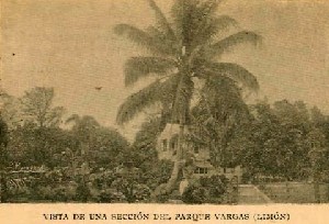 Vista de una sección del Parque Vargas de Limón